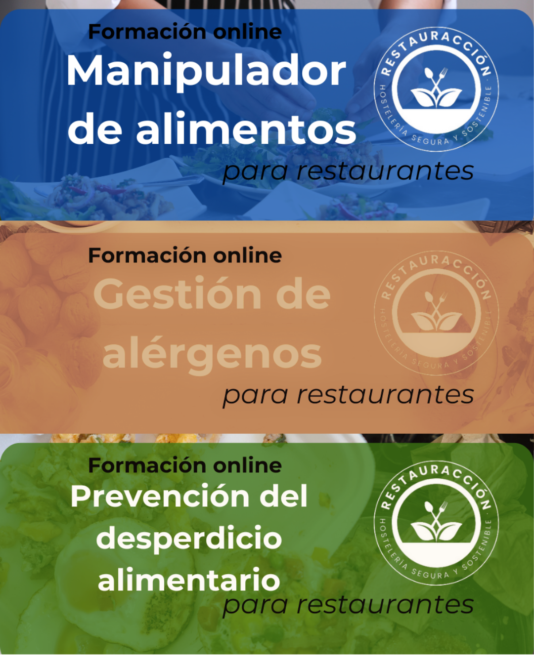 Pack formativo manipulador de alimentos experto